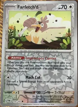 Farfetch'd 132/167 - Reverse Holo - Twilight Masquerade - Common - Read Desc. - Image 1