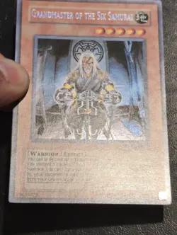 Yu-Gi-Oh! SECRET RARE CARD GRANDMASTER OF THE SIX SAMURAI STON-EN000 NM/VLP - Image 3
