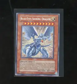 2009 Yu-Gi-Oh! RP02-EN096 Retro Pack 2 Blue-Eyes Shining Dragon SECRET RARE - Image 1