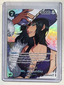 Ms. All Sunday (SP) OP14-084 One Piece CCG NM (Pack Fresh) OP 16 Fast Shipping - Image 1