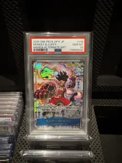 PSA 10 Luffy SEC OP11-118 Manga Alt Art Comic Parallel Fist ONE PIECE Japanese - Image 1