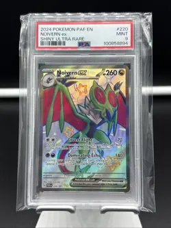 2024 POKEMON PAF EN-PALDEAN FATES SHINY ULTRA RARE #220 NOIVERN EX PSA 9 - Image 1