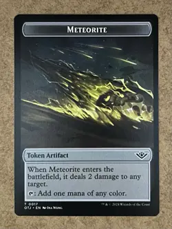 Meteorite Token - Outlaws of Thunder Junction - NM MTG - Image 1