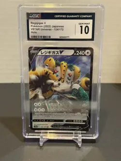 CGC 10 Regigigas V Japanese VSTAR Universe - Pokemon 2022 124/172 Gem Mint 10 - Image 1