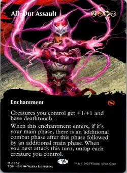 ALL-OUT ASSAULT (BORDERLESS) 352 MYTHIC TARKIR: DRAGONSTORM - Image 1