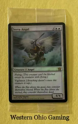 Magic The Gathering 9th Edition Serra Angel #43/350 Foil NEW MTG TCG CCG - Image 1