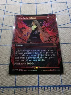 MTG Final Fantasy English Nibelheim Aflame Borderless 0339 Foil - Image 2