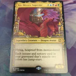 MTG March Of The Machine The Aftermath Niv-Mizzet, Supreme 0090 R Showcase - Image 1
