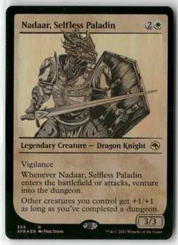 Nadaar, Selfless Paladin (Showcase) Foil R Adventures in the Forgotten Realms - Image 1