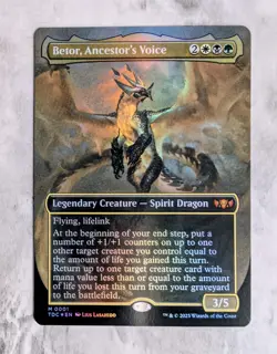 Betor, Ancestor's Voice (Foil Borderless) | MTG TDC | Spirit Dragon Mythic | NM - Image 1