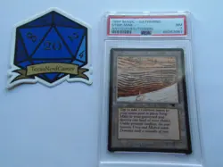 x1 Strip Mine Tower 1994 Magic The Gathering MTG Antiquities PSA 7 Near Mint - Image 1