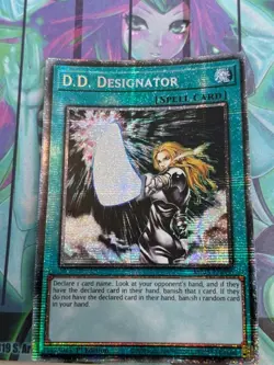 Yugioh 1x D.D. Designator Starlight Rare MP25-EN020 2025 Mega-Pack 1st Ed NM - Image 1
