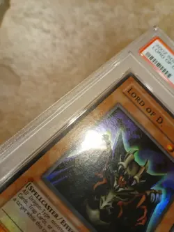 2002 Yugioh Lord of D. PSA 9 Unlimited SDK-041 Mint (Case Scuffs) - Image 4