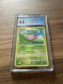 Pokemon Hoppip 2007 Secret Wonders 90/132 Reverse Holo CGC 8.5 NM/Mint+ - Image 1