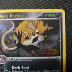 Dark Raticate 17/109 Team Rocket Returns Reverse Holo Pokemon TCG - NM - Image 4