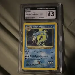 CGC 8.5 Gyarados 12/110 Holo Legendary Collection 2002 Pokemon TCG English - Image 1
