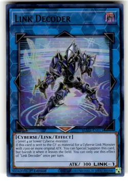Yugioh! Link Decoder - BLMR-EN013 - Ultra Rare - 1st Edition Near Mint, English - Image 1