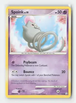 Spoink 121/146 Common Legends Awakened Pokemon Moderately Played - Image 1