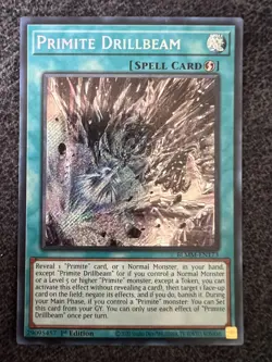 Yugioh Primite Drillbeam BLMM-EN173 1st Edition Secret Rare NM - Image 1