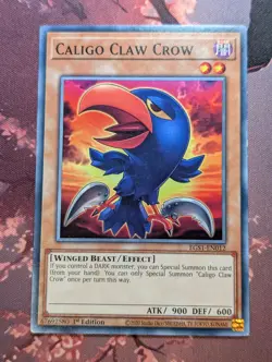 Caligo Claw Crow - EGS1-EN012 - Common - Yugioh - Image 1