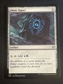 1x Dimir Signet (112) Commander 2020 Zendikar Rising LP MTG Magic x1 MKE - Image 1