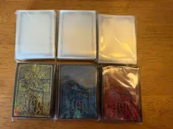 Yu-Gi-Oh Yugioh Card Protector Prismatic God Box 70 sleeve x 6 New Egyptian God - Image 1