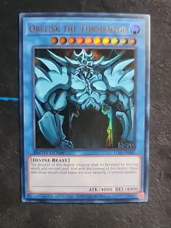 Yu-Gi-Oh! TCG Set of Egyptian God Cards (Obelisk, Ra, Slifer) Legendary... - Image 2