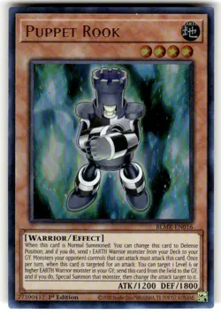 Yugioh Puppet Rook BLMR-EN016 1st Edition Ultra Rare Monstrous Revenge - Image 1