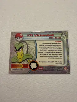 Victreebell #71- Pokemon Topps TV Animation Card (Red Label) - Image 2