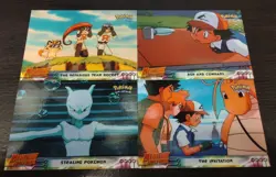 4 Card Lot of Mewtwo Strikes Back Topps Pokemon Cards! - Image 1
