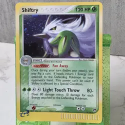 Pokemon TCG Shiftry 12/100 EX Sandstorm Holo Rare NM Card - Image 1