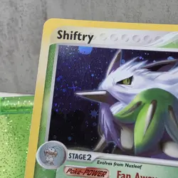 Pokemon TCG Shiftry 12/100 EX Sandstorm Holo Rare NM Card - Image 4