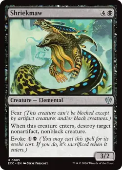 NM - Shriekmaw [ECC - 85] Commander: Lorwyn Eclipsed - Image 1