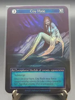 Sorcery Contested Realm Arthurian Legends Coy Nixie Exceptional NM Foil - Image 1