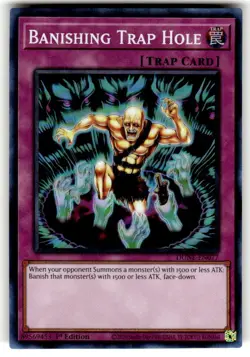 Yugioh! Banishing Trap Hole - DUNE-EN077 - Super Rare - 1st Edition Near Mint - Image 1