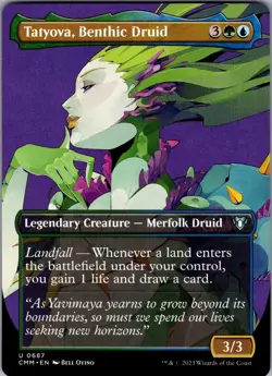 Tatyova, Benthic Druid (Borderless) 687 Uncommon Magic: The Gathering NM/M - Image 1