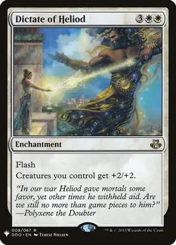 4x Dictate of Heliod MTG - Mystery Booster / The List - NM-Mint - Image 1