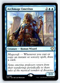 Archmage Emeritus 188 Commander: Secrets of Strixhaven Magic: The Gathering NM - Image 1