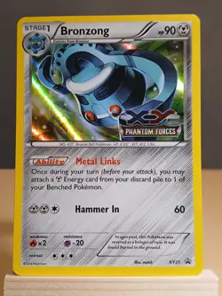 Bronzong - (Prerelease) XY21 Holo - Pokemon TCG XY Promos Phantom Forces LP - Image 1