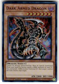 Yugioh Dark Armed Dragon BLMR-EN054 Ultra Rare 1st Ed NM - Image 1