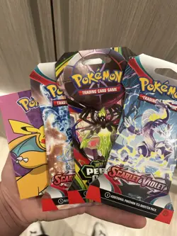 Pokemon TCG Sleeved Booster Lot + McDonald’s Pack (4 packs total) NEW / SEALED - Image 1