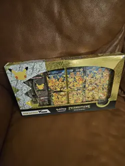 Pokemon TCG Celebrations Special Collection Pikachu V Union Box sealed NEW (G) - Image 1