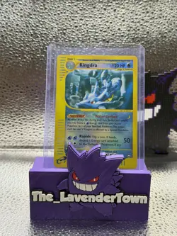 2002 Kingdra 19/147 Aquapolis Reverse Holo Rare Pokemon Nintendo LP - Image 1