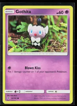 Gothita 52/145 Yuka Morii Common Guardians Rising Pokemon LP - Image 1