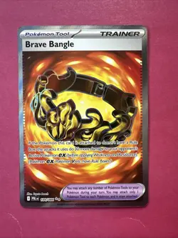 The Pokemon Company Brave Bangle 104/084 Pitch Black Full Art Trainer Tool - Image 1