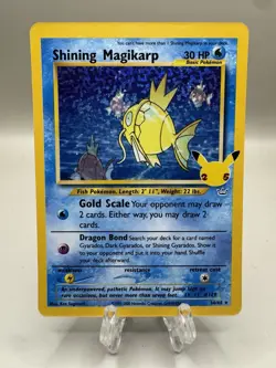 Shining Magikarp 66/64 Celebrations: Classic Collection Pokemon Holo NM - Image 1