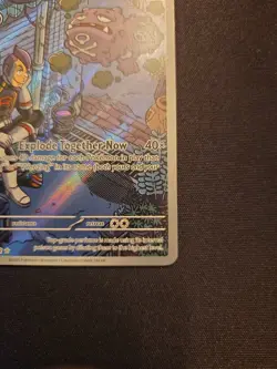 Pokemon Team Rocket's Weezing Illustration Rare Full Art Holo 130 HP 199/182 - Image 4