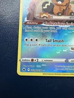 Bibarel GG25/GG70 Holo - Pokemon Crown Zenith NM - Image 5