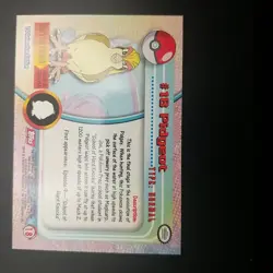 Pidgeot #18 - Topps Red Logo - TV Series 1 - NON-HOLO - Pokemon Card - NM/M - Image 2