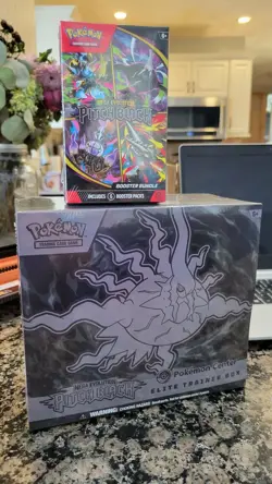 Pitch Black POKEMON CENTER Elite Trainer Box ETB and Booster bundle - Image 1